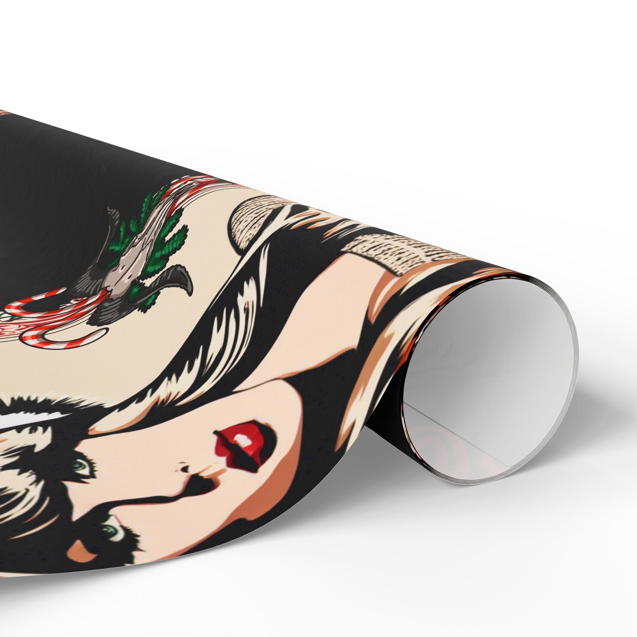 Wrapping Paper - Gothic Taylor Santa Baby Design