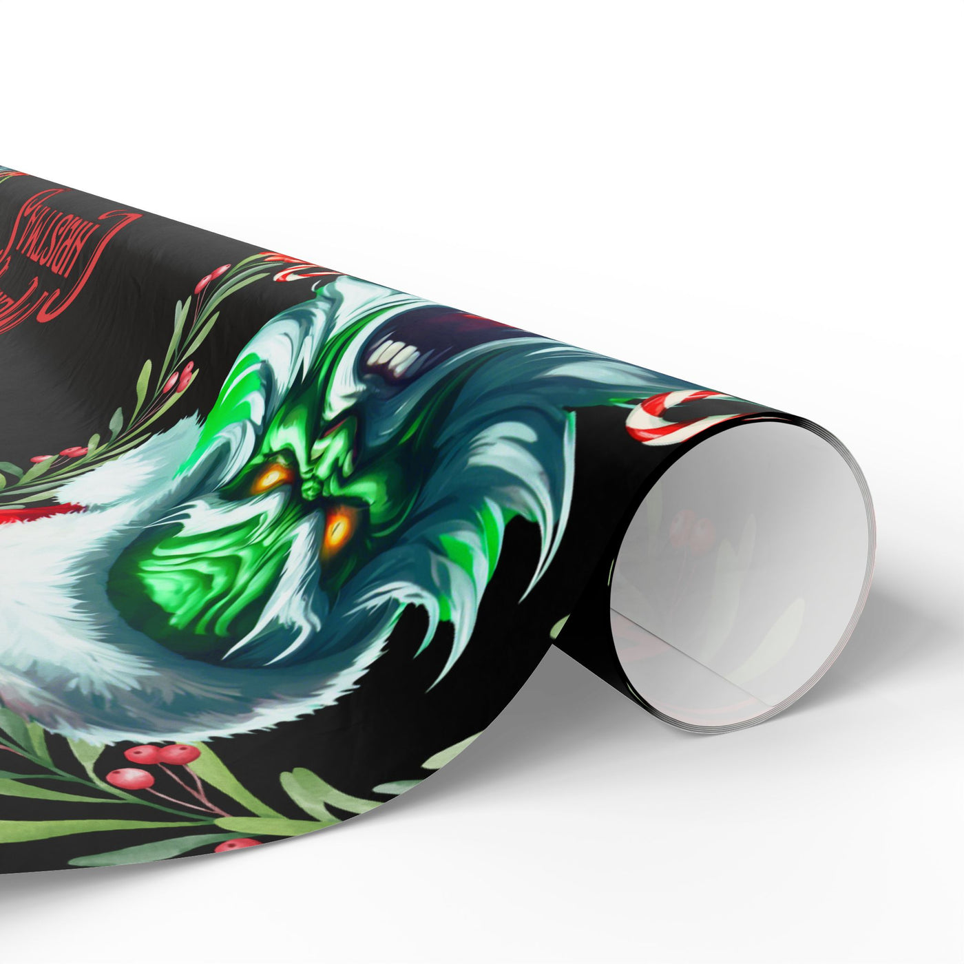 Christmas Wrapping Paper - Santa Mad as Hell